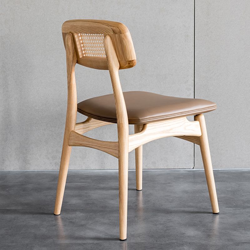 Modern Style Side Chair Solid Wood Restaurant Dining Side Chair