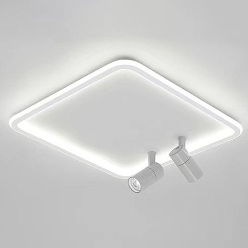 Vierkante acryl tint led spoelplafondlicht in moderne beknopte aluminium lamp spoelbevissing voor slaapkamer