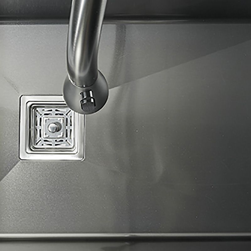 Stainless Steel Kitchen Sink Overflow Hole Design Kitchen Sink with Soundproofing