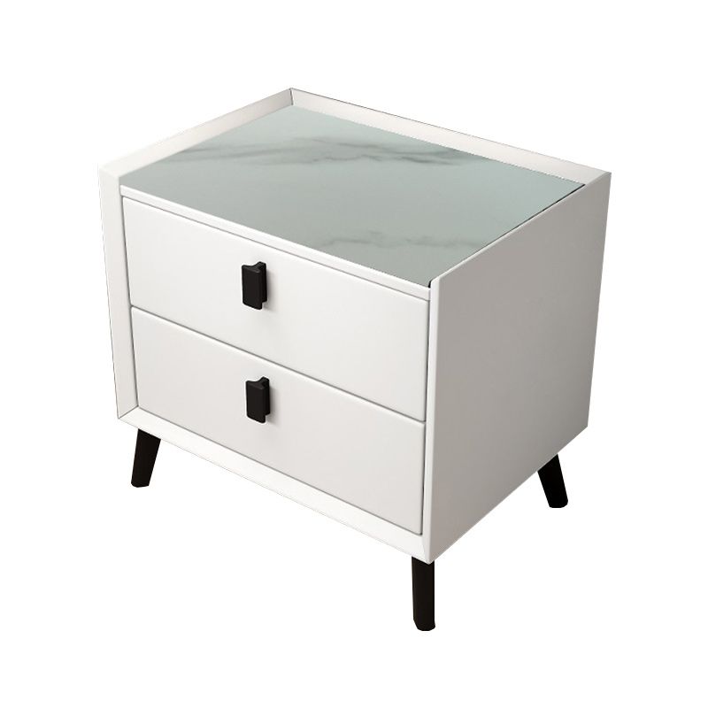 Drawer Storage Night Table Contemporary Bed Nightstand for Bedroom