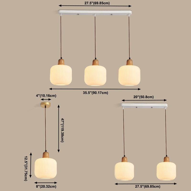 Assayeur d'éclairage pendentif blanc en caoutchouc LAMPE SUSPENSION LANTER