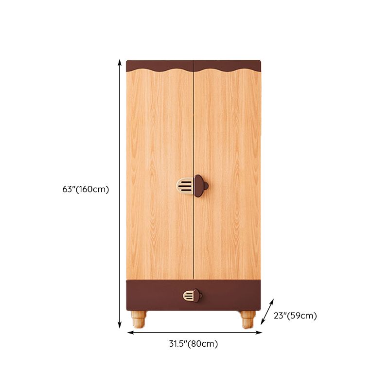 Wooden Hanging Clothes Rack Modern Hanging Clothes Rack with Door