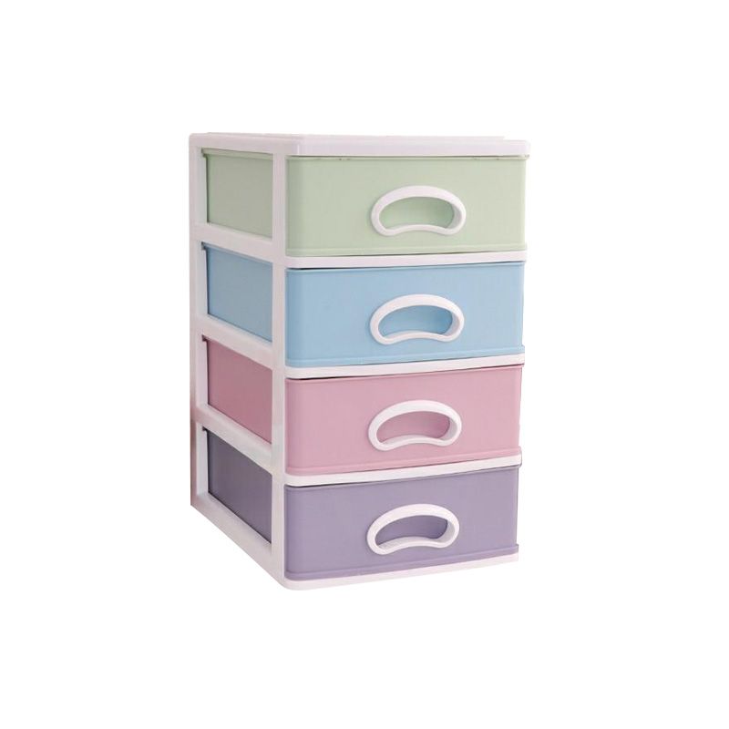 File Cabinet Plastic Lateral Modern Filing Cabinet with Drawers for Home or Office