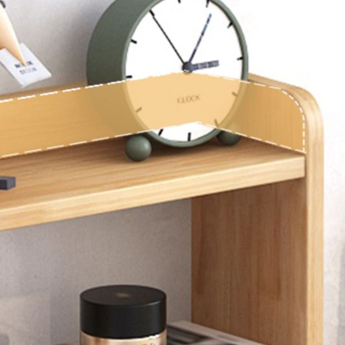 Contemporary Accent Table Nightstand Solid Wood Night Table for Bedroom