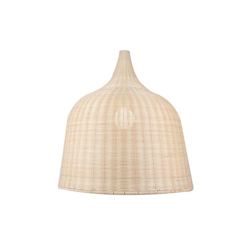 FAGGIORE CLUCHE Cloche Natural Coche Bamboo Lighting Assaling Lampada a 1 luce