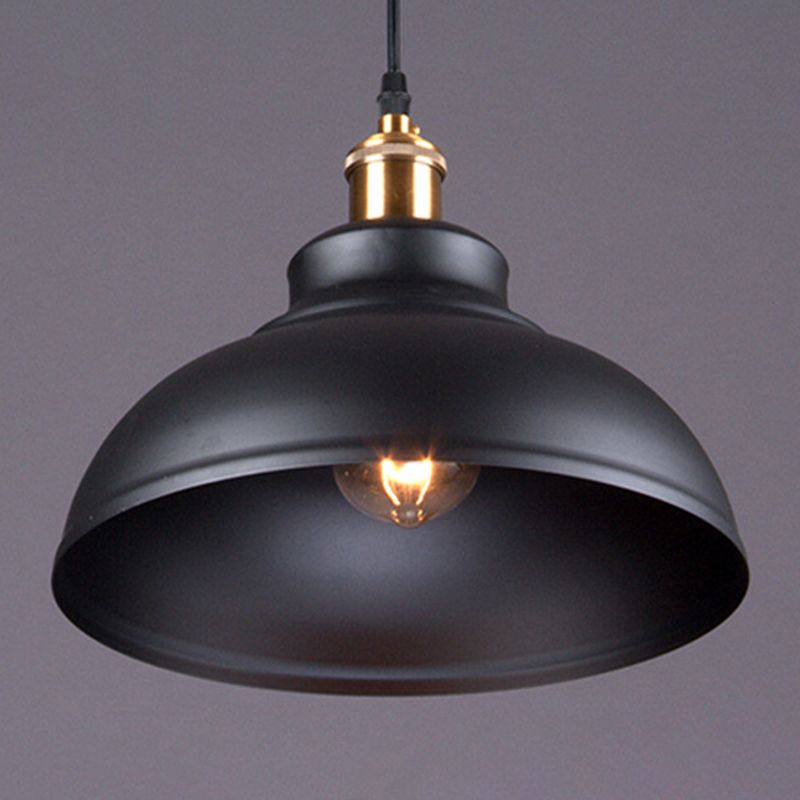 Painted Metal Pendant Lighting Industrial Style Restaurant Pendant Ceiling Light