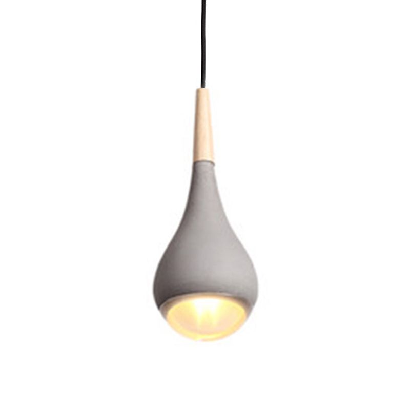 Style de style moderne Shade Hanging Light Ciment 1 Light Hanging Lamping for Restaurant