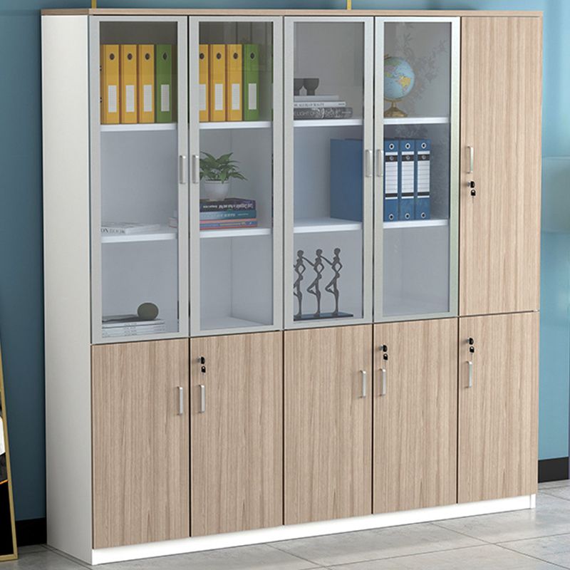 Modern Style Lateral Filing Cabinet Wood Filing Cabinet with Lock and Storage