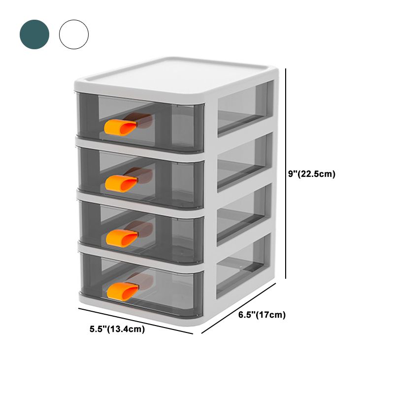 Contemporary Cabinet Plastic with Drawers Vertical File Cabinet for Home Office