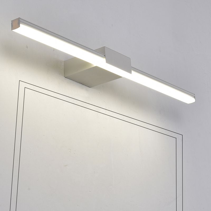 Metal Linear Shape Wall Lights Modern Style 1 Light Wall Mount Fixture for Living Room