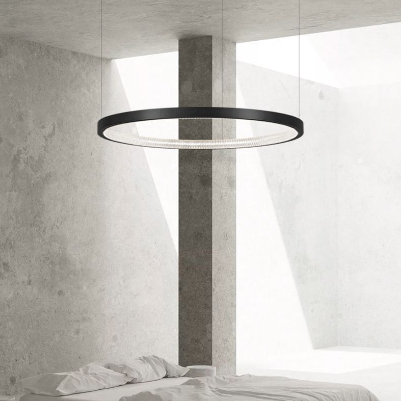 Modern Acrylic Minimalist Chandelier Hanging Ceiling Lights for Living Room Bedroom