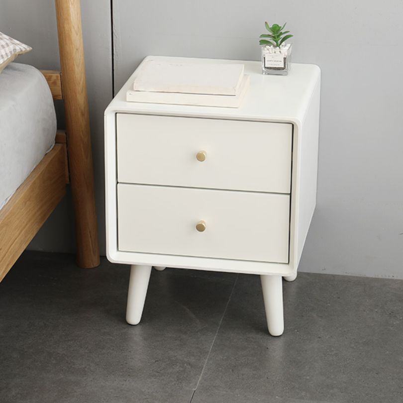 Modern Wood Bed Nightstand Drawers Included Night Table for Bedroom