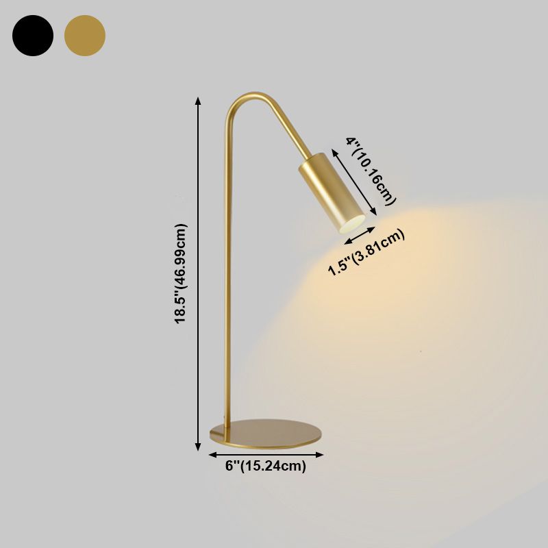 Postmoderne Tischlampe Minimalist Metall LED Night Stand Light für Wohnzimmer Schlafzimmer