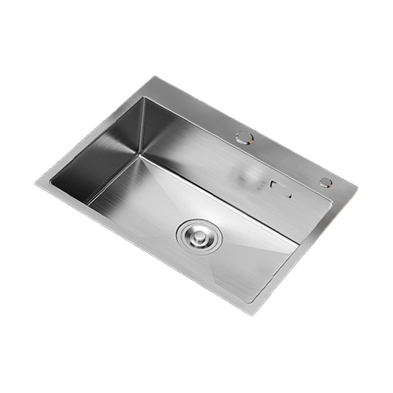 Soundproof Kitchen Sink Overflow Hole Design Stainless Steel Kitchen Sink with Faucet