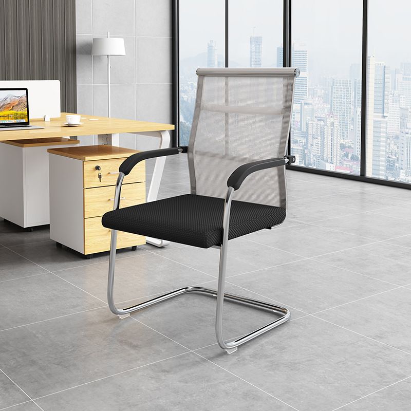 18"W Contemporary Office Chair Black Breathable AirGrid Desk Chair