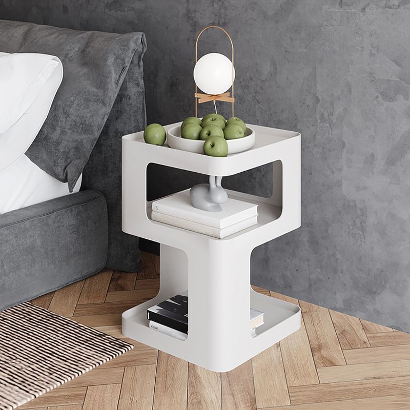 16"W X 21.5"H Modern Night Table Iron Nightstand for Living Room