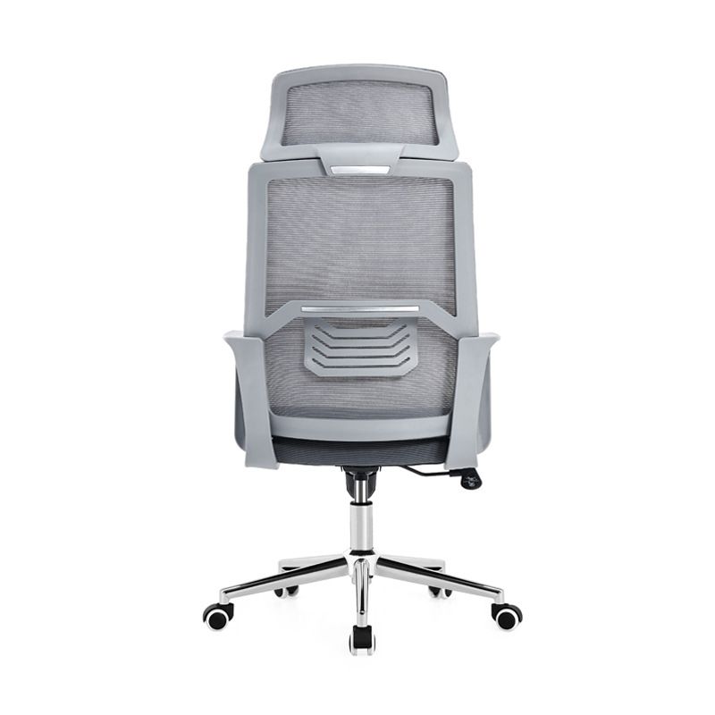 Fixed Arms Office Chair No Distressing Ergonomic Chair with Wheels