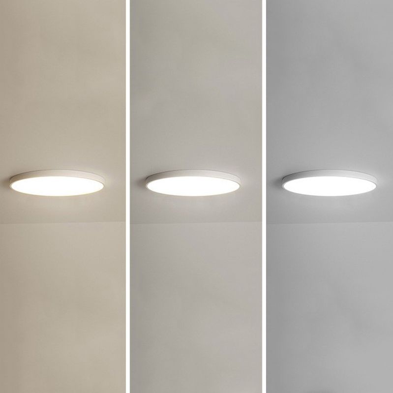 White LED Ceiling Light Contemporary Flush Mount Lighting for Hallway