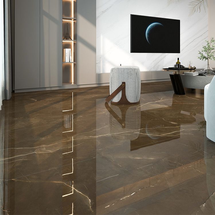 Rectangle Floor and Wall Tile Marble Printed Polished Porcelain Tile