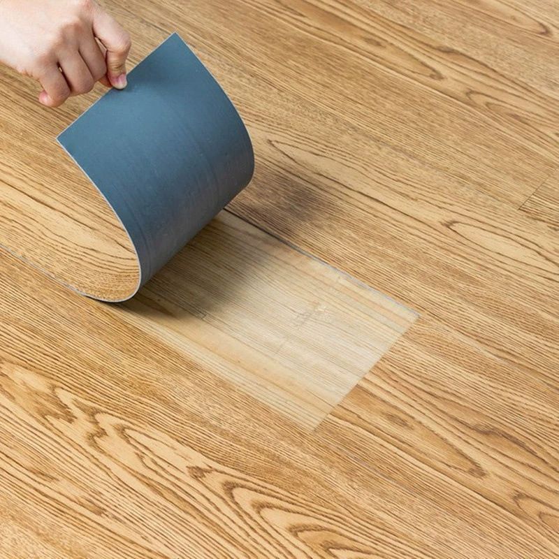 Peel and Stick Vinyl Flooring Low Gloss Vinyl Flooring with Wood Look