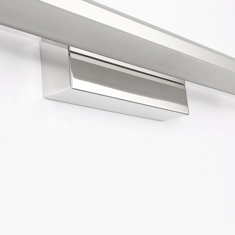 Stainless Steel Linear Wall Lamp Sconce Minimalism Sconce Light Fixture for Bathroom