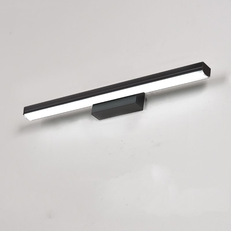 Luces de tocador de tocador cilíndrico de estilo minimalista moderno acrílico 1 lámpara de pared de tocador