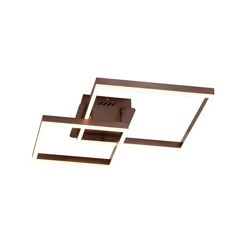 Modern Style Linear Shape Ceiling Fixtures Metal Flush Ceiling Light Fixtures