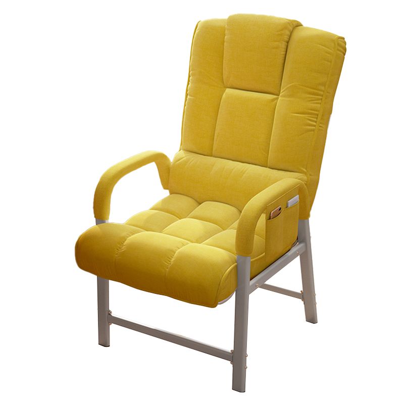 Metal Standard Recliner Solid Color Living Room Arm storage Recliner Chair