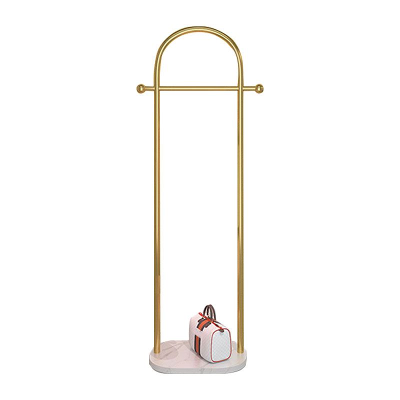 Modern Metal Hall Stand Hanging Rail with 2 Hooks Coat Hanger