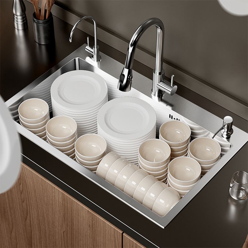 Classic Style Kitchen Sink Set Stainless Steel Corrosion Resistant Kitchen Sink Set