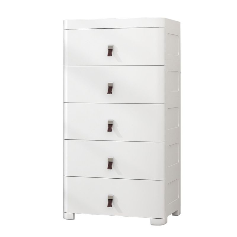 15.6 Inch W Scandinavian Kids Nightstand Plastic Chest Nursery Dresser