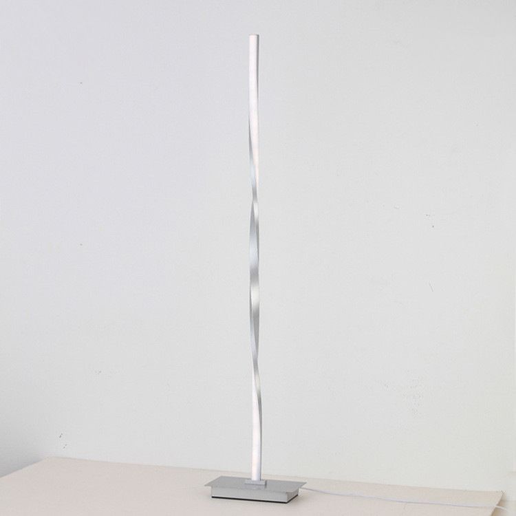 Metal Linear Floor Lamps Modern Style 1 Light Standard Lamps for Living Room