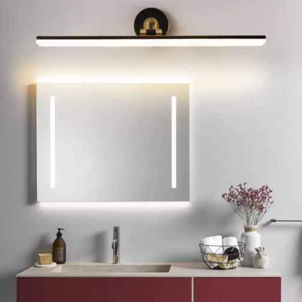 Luces de tocador de cobre modernos para el baño para el baño