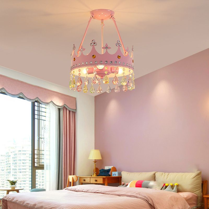 Contemporary Ceiling Light Creative Crystal Flush Mount Light Fixture