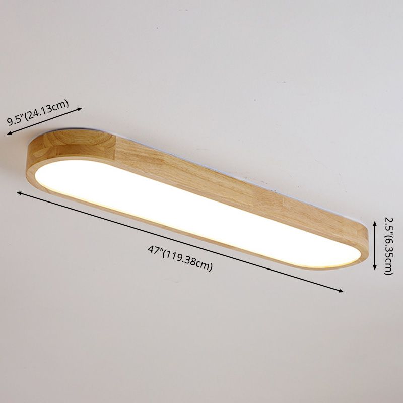 Nordic Minimalistic LED Lamp Flush Mount Ceiling Light for Living Room Bedroom