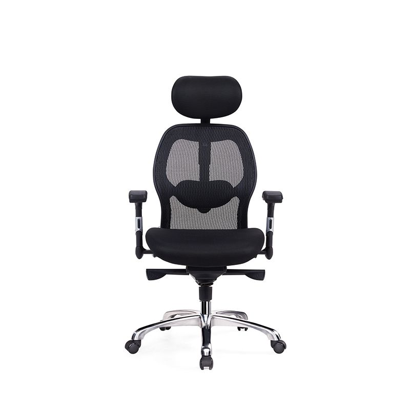 Black Contemporary Desk Chair Breathable AirGrid Office Chair