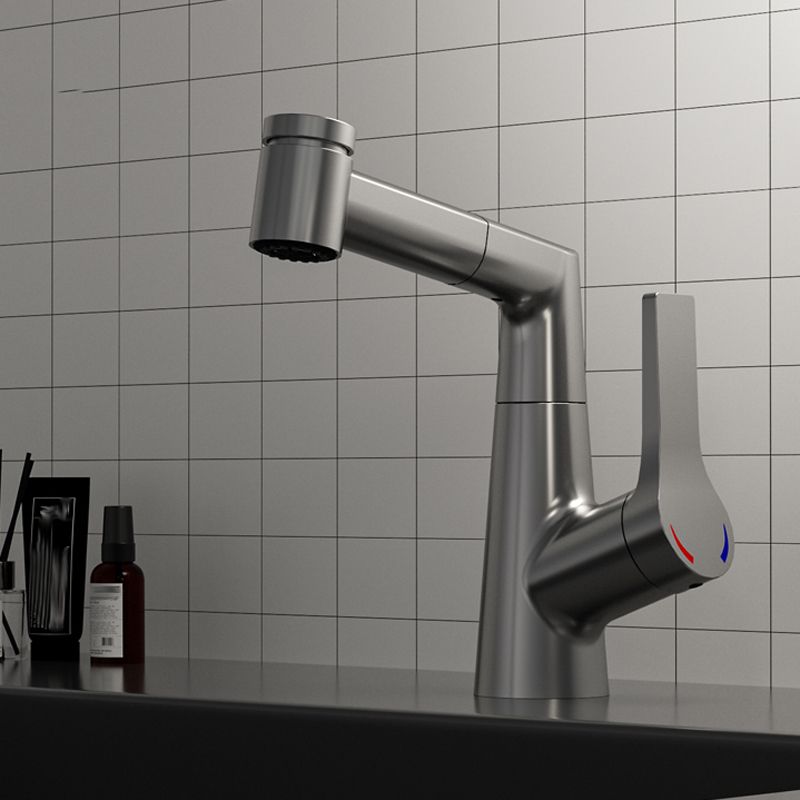 Basin Lavatory Faucet Solid Color Modern Vessel Sink Faucet for Bathroom