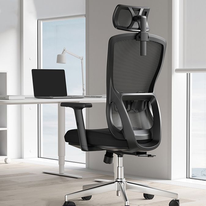 16" Wide Contemporary Wheels Breathable AirGrid Office Chair