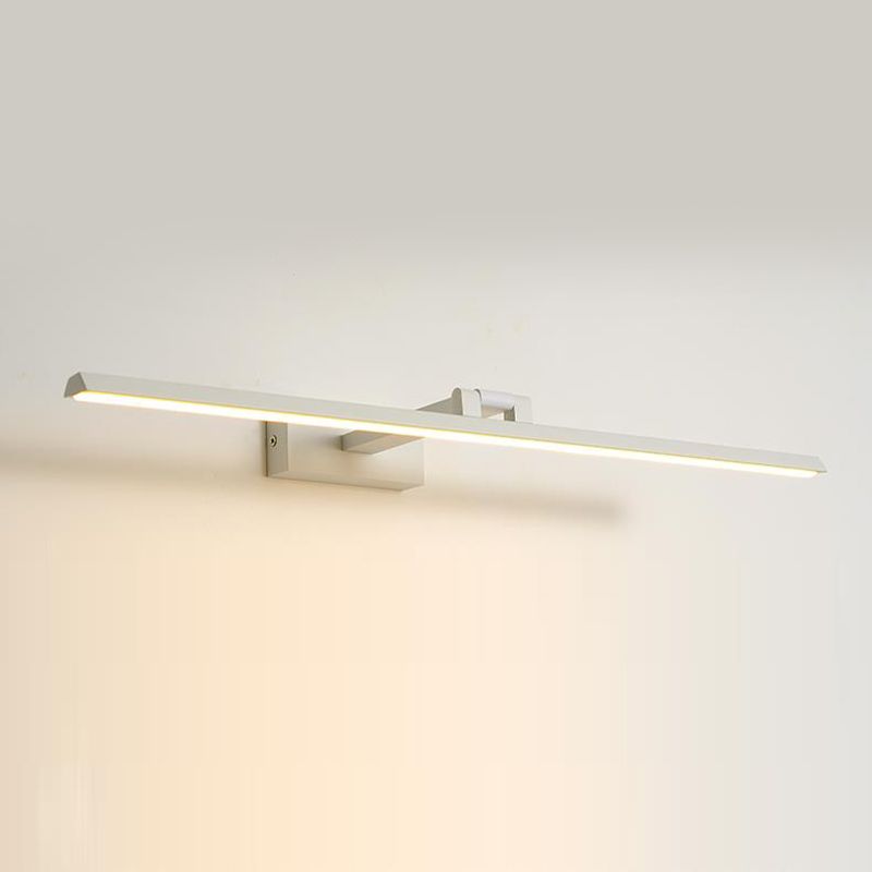 Modern Metal Vanity Light Strip Single Light Mirror Light for Bathroom