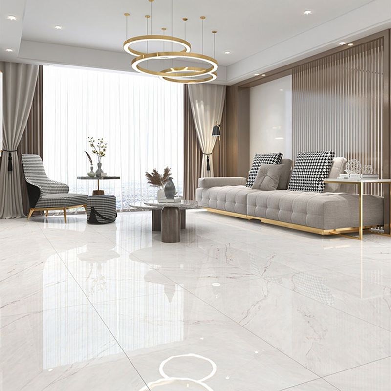 Mirrored Singular Tile Marble Rectangular Modern Floor and Wall Tile