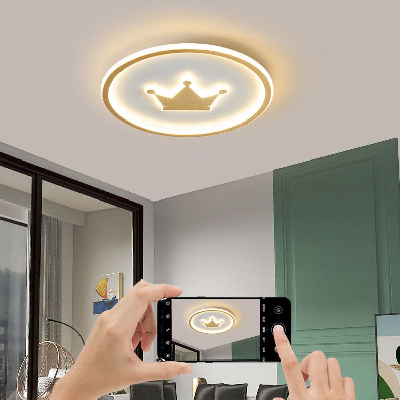 Children Ceiling Mount Light LED Ceiling Light with Acrylic Shade for Kid's Room