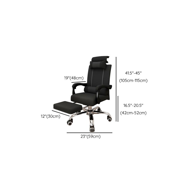 Contemporary Padded Arms Managers Chair Black Executive Chair for Office