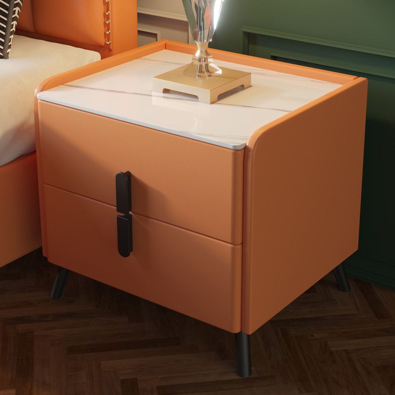 Contemporary Nightstand Drawer Storage Bedside Cabinet for Bedroom