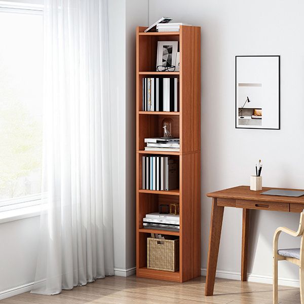 Wooden Bookcase Modern Minimalist Home Study Corner Rectangular Bookshelf