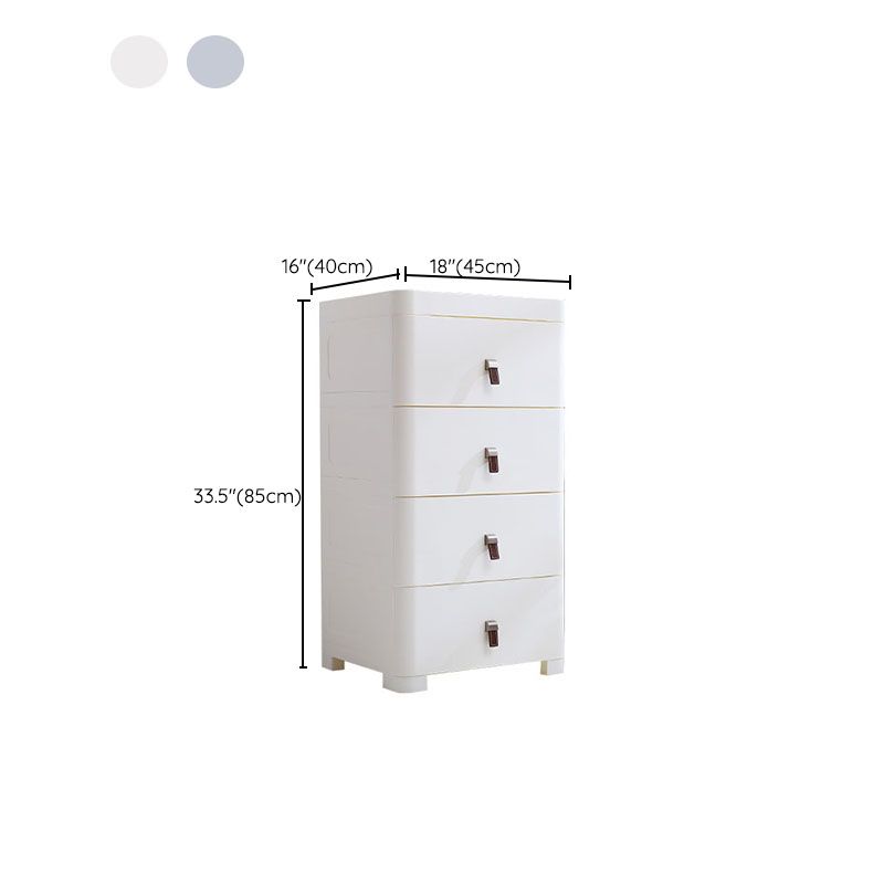 Contemporary Cabinet Plastic Drawers Filing Cabinet for Home and Office