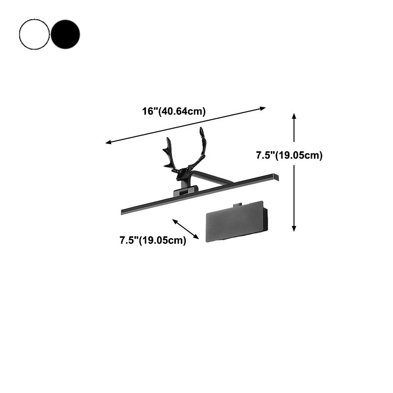 Metal Wall Lighting Fixture Minimalist LED Wall Mount Light Fixture for Bathroom