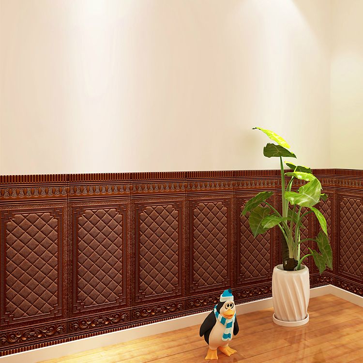 Scratch Resistance 3D Wainscoting Peel and Stick Indoor Wallboard