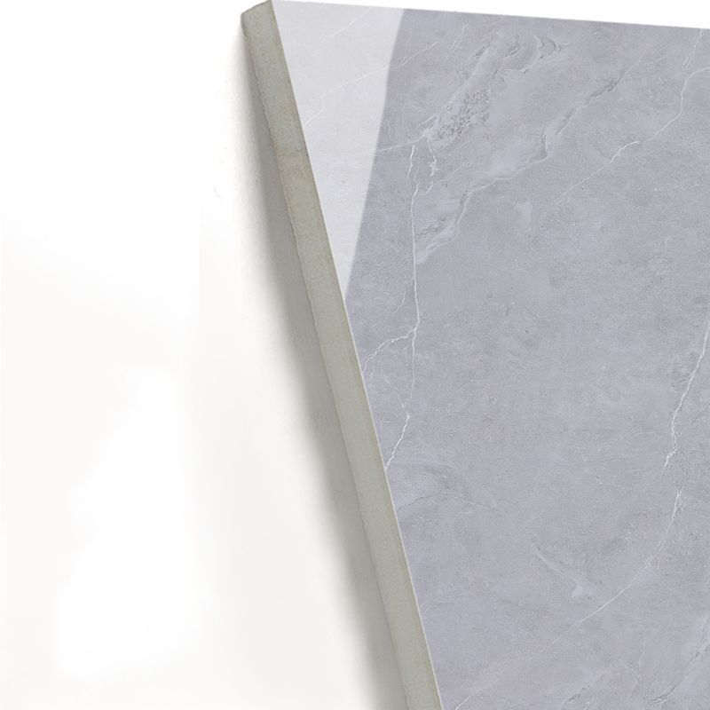 Marble Appearance Singular Tile Straight Edge Rectangular Floor Tile