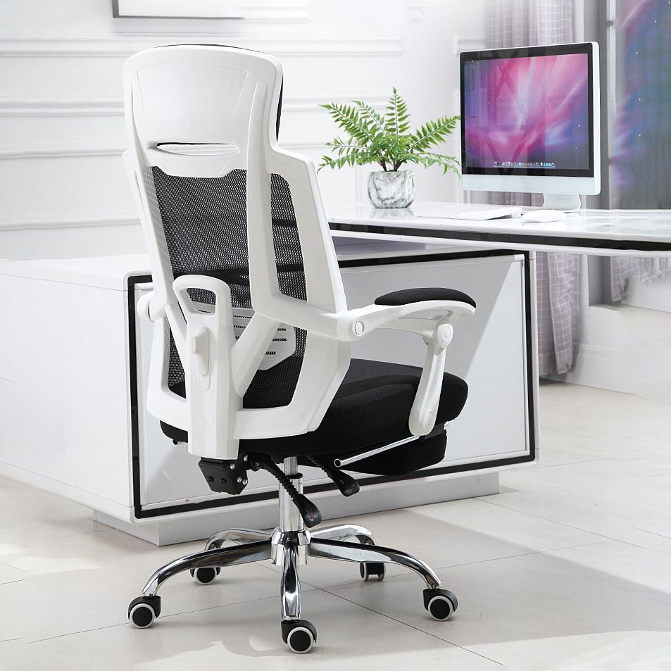 High Back Task Chair Swivel Office Chair with Headrest and Footrest