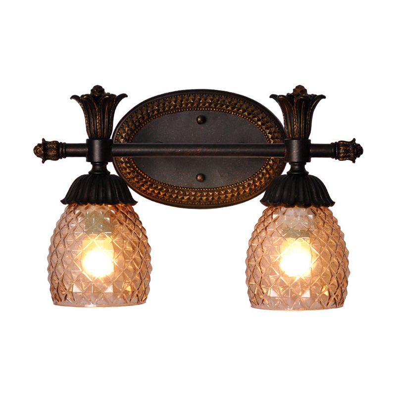 American Style Iron Vanity Light Bell Shape Vanity Lamp for Shower Room